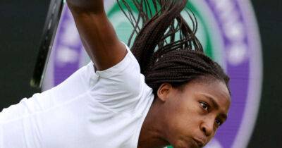 What time is Coco Gauff playing at Wimbledon today?