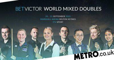 Neil Robertson - Mark Selby - Ronnie Osullivan - Shaun Murphy - Judd Trump - Snooker’s top players sign up for new World Mixed Doubles event - metro.co.uk -  Milton