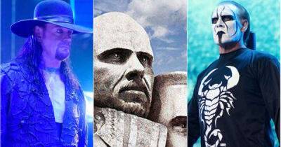 Seth Rollins - Shawn Michaels - Sting names his WWE Mount Rushmore - excludes Shawn Michaels & The Undertaker - msn.com - county Rock