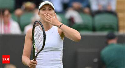 Petra Kvitova - Paula Badosa - Ana Bogdan - Paula Badosa reaches Wimbledon third round - timesofindia.indiatimes.com - Romania