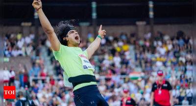 Jakub Vadlejch - Anderson Peters - Neeraj Chopra finishes second in Stockholm Diamond League, misses 90m mark by a whisker - timesofindia.indiatimes.com - Finland - Germany - Netherlands -  Shanghai -  Doha - Czech Republic -  Tokyo - New York - India -  Stockholm - Grenada