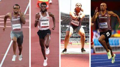 Andre De-Grasse - Aaron Brown - Canadian team expecting big things from 54 athletes going to world track and field championships - cbc.ca - Sweden - Canada -  Tokyo - state Oregon