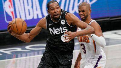 James Harden - Devin Booker - Kevin Durant - Adrian Wojnarowski - Chris Paul - Report: Kevin Durant requests trade from Nets, prefers Suns or Heat - nbcsports.com - county Miami -  Brooklyn - county Rich -  Phoenix -  Durant