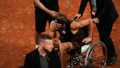 Rafael Nadal - Roland Garros - Alexander Zverev - Casper Ruud - Alexander Zverev says injury suffered against Rafael Nadal is ‘very serious’ - bt.com - France - Germany - Norway -  Paris