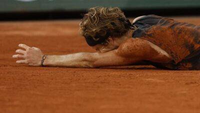 Zverev concerned injury 'very serious' after French Open exit