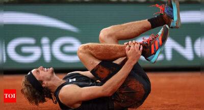 French Open: Alexander Zverev expresses concerns that ankle injury is 'very serious'