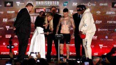 George Kambosos Jr. makes weight after earlier miss as showdown with Devin Haney good to go