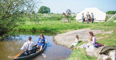 The gorgeous campsite with its own lake, bar and pizza oven an hour away from Manchester