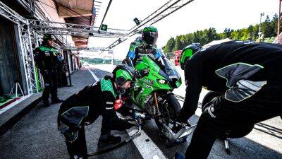 Webike SRC Kawasaki France rapid in 24H SPA EWC Motos warm-up