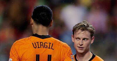 Virgil van Dijk issues clear transfer message to Manchester United over Frenkie de Jong