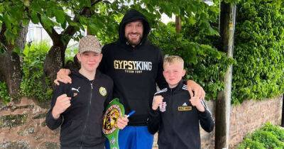 World champion Tyson Fury invites young County Durham boxer, 12, on training run