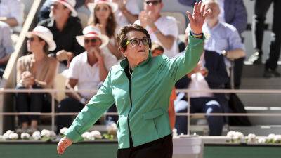 Billie Jean King Receives France’s highest civilian honor on 50th anniversary of French Open triumph