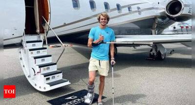 Alexander Zverev says torn ligaments in foot ended his French Open campaign