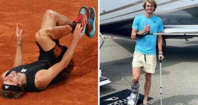 Alexander Zverev posts fresh update on French Open injury with 'several ligaments' torn