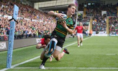 Northampton clinch final playoff spot with 10-try romp over Newcastle