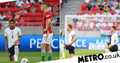 England players booed while taking the knee by Hungary crowd largely made up of children during Nations League clash