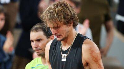 Alexander Zverev reveals he has 'torn several lateral ligaments' after French Open heartbreak against Rafael Nadal