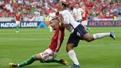 Reece James - Gareth Southgate - Conor Coady - Dominik Szoboszlai - England beaten by impressive Hungary in Nations League opener - thenationalnews.com - Germany - Hungary - Jordan -  Budapest