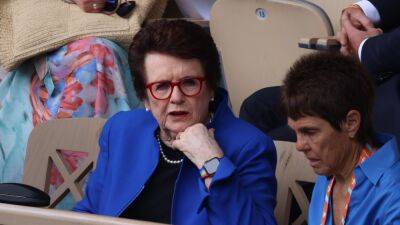 'Second-class citizens' - Tennis legend Billie Jean King hits out at French Open treatment of women