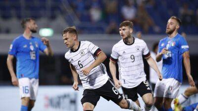 Joshua Kimmich - Lorenzo Pellegrini - Hansi Flick - Joshua Kimmich hits back for Germany to hold Italy - rte.ie - Germany - Italy - Hungary