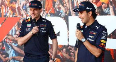 Max Verstappen issued Sergio Perez advice as rivalry between Red Bull duo flairs