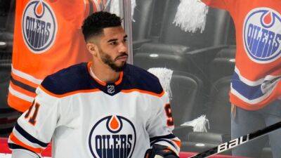 Jared Bednar - Evander Kane - Edmonton Oilers - Oilers F Kane to have hearing for hit on Avs' Kadri - tsn.ca - state Colorado -  San Jose