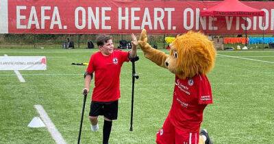 Gosforth boy who lost his foot in crash and is now set to play football for England - msn.com