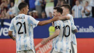 Argentina 5-0 Estonia: resumen, goles y resultado - AS Argentina