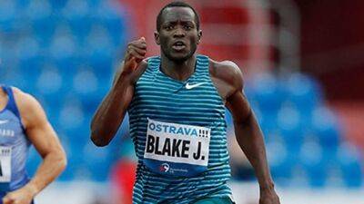 Poor start in Morocco costs sprinter Jerome Blake chance at 2nd straight 200m win