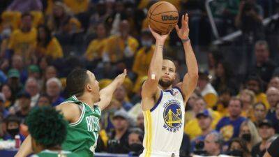 Warriors rout Celtics to pull even in NBA Finals