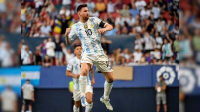 Lionel Messi Scores Five Goals As Argentina Demolish Estonia In Friendly