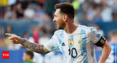 'Five-star' Lionel Messi nets five in friendly against Estonia