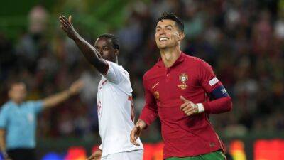 Cristiano Ronaldo - William Carvalho - Diogo Jota - Erling Haaland - Gregor Kobel - Nations League: Ronaldo and Haaland score braces as Gavi makes history for Spain - thenationalnews.com - Manchester - Spain - Switzerland - Portugal - Norway - Ghana - Uruguay - South Korea - county Geneva -  Lisbon