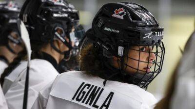 Jarome Iginla's daughter Jade arrives on international hockey stage - tsn.ca - Sweden - Finland - Canada -  Seattle - county Crosby