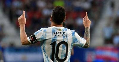 Lionel Messi scores all five in Argentina rout of Estonia