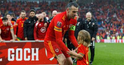 The beautiful moment Gareth Bale celebrated with his kids after Wales' World Cup play-off victory