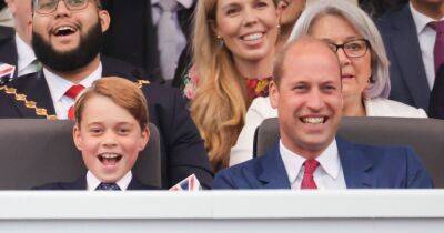 Lip reader reveals reassuring words that Prince William said to son Prince George at Platinum Jubilee concert