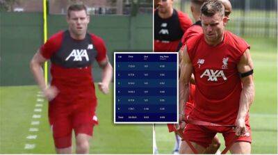 James Milner: Liverpool man uploaded his ridiculous running stats last pre-season