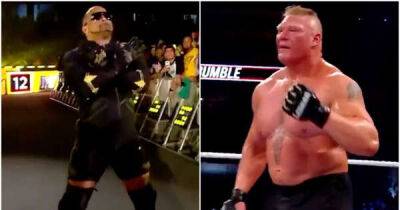 Brock Lesnar dancing to MVP's music during Royal Rumble entrance is absolutely iconic