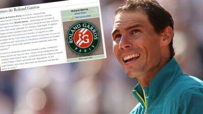 Roland Garros - Rafa Nadal - Felipe Vi - El troleo que sufrió la Wikipedia tras el Roland Garros nº14 de Rafa Nadal: no tiene desperdicio - en.as.com - Madrid