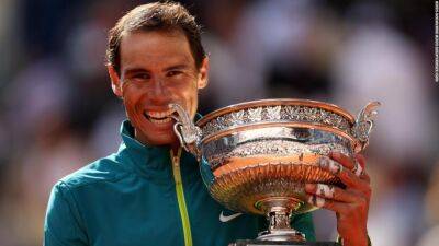 'I always consider myself a very normal guy. If I did it, maybe somebody else can,' Rafael Nadal says of his French Open record