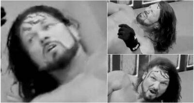 WWE Hell in a Cell: Fan footage of AJ Styles suffering brutal head cut