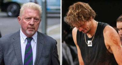 Boris Becker reached out to Alexander Zverev from prison after scary French Open injury
