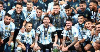 Lionel Messi - Jules Rimet - Graphic shows the countries who've won the most international trophies - Brazil 2nd - msn.com - France - Germany - Italy - Brazil - Usa - Argentina - Mexico - Egypt - Cameroon - Japan - Uruguay