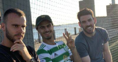 Jota nails his Celtic colours to the mast as he sports Hoops in holiday kickabout - dailyrecord.co.uk - Cyprus - New York