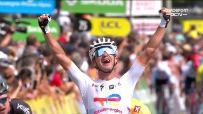 Alexis Vuillermoz legs it to the line on Stage 2 of Criterium du Dauphine as breakaway beats bunch to finish - eurosport.com