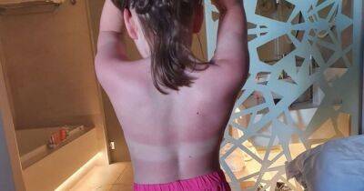 Mum's nightmare as sun cream 'leaves her children burnt and her hands stained pink' - manchestereveningnews.co.uk - Manchester