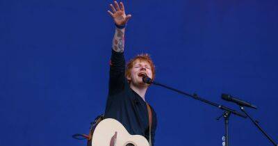 Ed Sheeran in Manchester times, support, set list, parking, road closures at Etihad Stadium