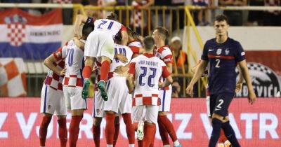 Andrej Kramaric - Croatia 1-1 France, Austria-Denmark delayed: Nations League – as it happened - msn.com - France - Croatia - Denmark - Austria - Belarus - Kazakhstan - Iceland - Latvia - Azerbaijan - Albania - Andorra - Moldova - Slovakia - Liechtenstein