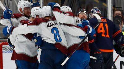 Cale Makar - Connor Macdavid - Leon Draisaitl - Pavel Francouz - Mike Smith - Colorado Avalanche rally again, seal sweep to secure first berth in Stanley Cup Final since 2001 - espn.com - New York -  New York - state Colorado -  Tampa - county Stanley